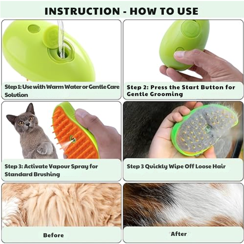 WaveSteam Grooming Brush