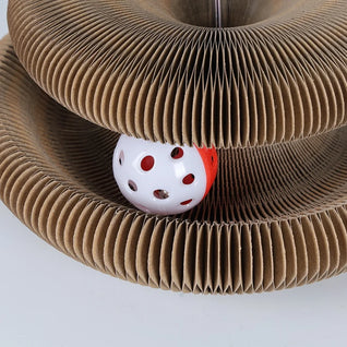WavePaws: Magic Accordion Cat Scratcher - Transform & Play
