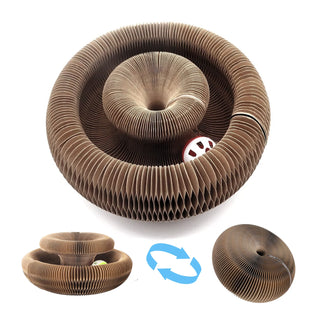 WavePaws: Magic Accordion Cat Scratcher - Transform & Play