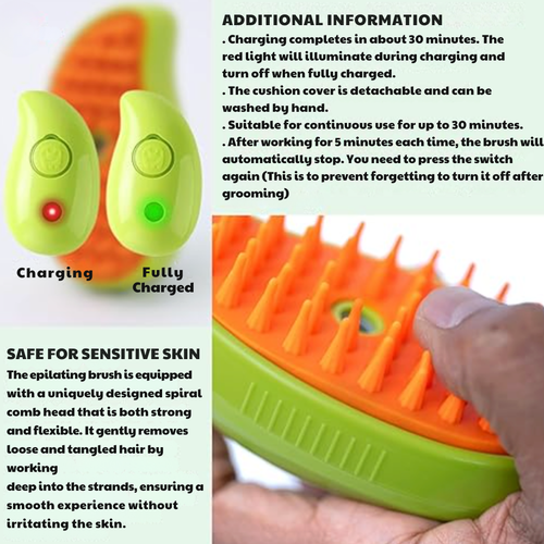 WaveSteam Grooming Brush